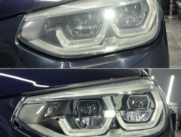 Оклейка фар бронеплёнкой